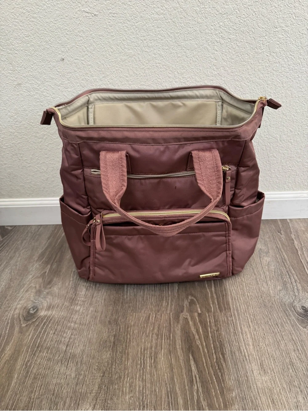 Skip Hop Dusky Rose Convertible Diaper Backpack